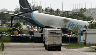 Amazon cargo plane crashes outside Miami airport