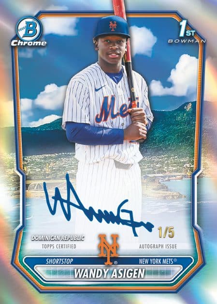 2026 Bowman Chrome Baseball – September 9