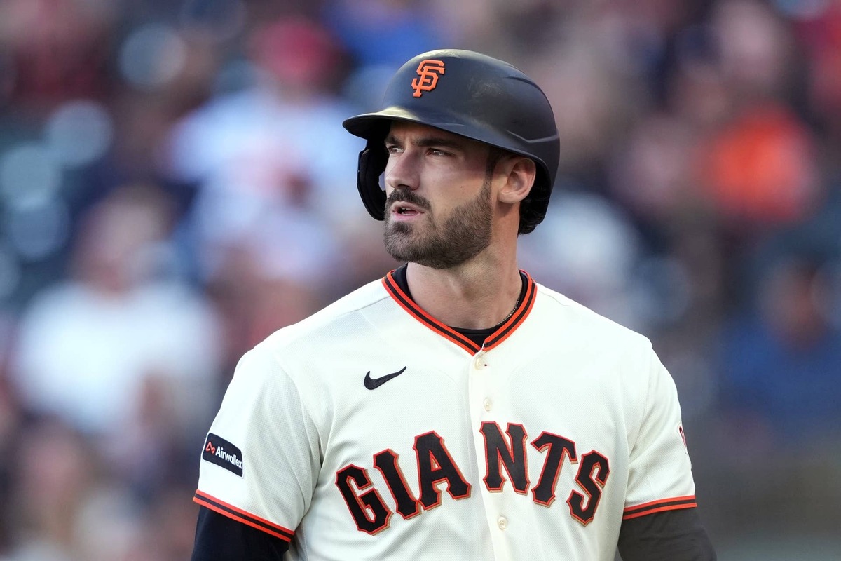  San Francisco Giants designated hitter Bryce Eldridge (8) Darren Yamashita-Imagn Images