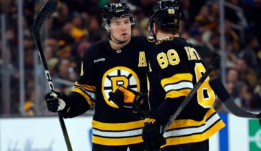 Charlie McAvoy and David Pastrnak have taken on leadership roles for the Bruins.