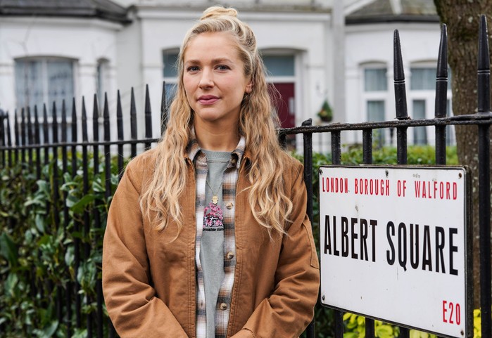 Maddy Hill as Nancy Carter in EastEnders Maddy Hill as Nancy Carter in EastEnders