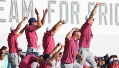 United States storms back in singles to win Presidents Cup 17-13