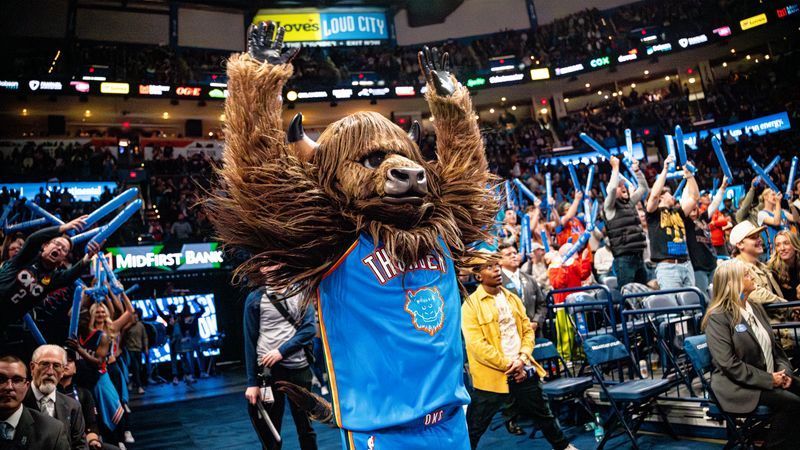 USA Today nominates OKC Thunder’s Rumble the Bison for Best NBA mascot (Photo: Oklahoma City Thunder)