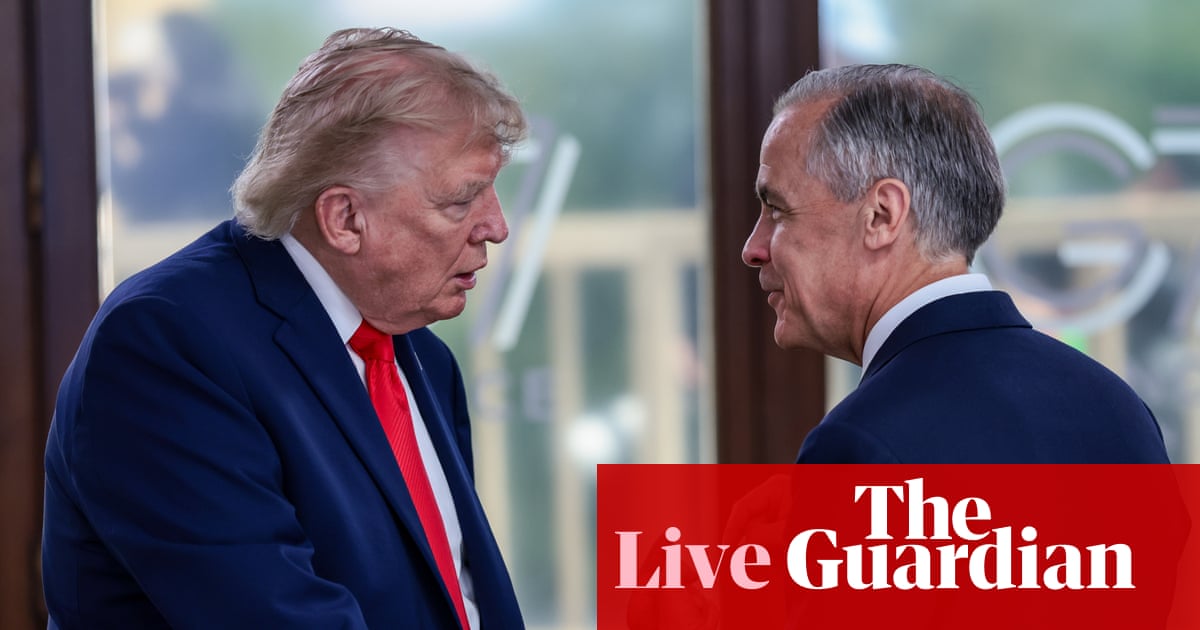 Trump doubles down on Canada trade war as talks remain stalled – US politics live | US Congress
