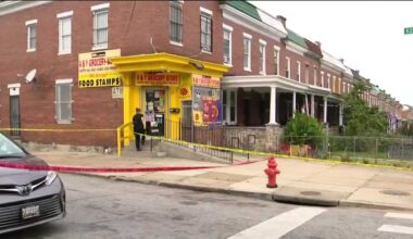 Police called to shooting at corner store in Baltimore