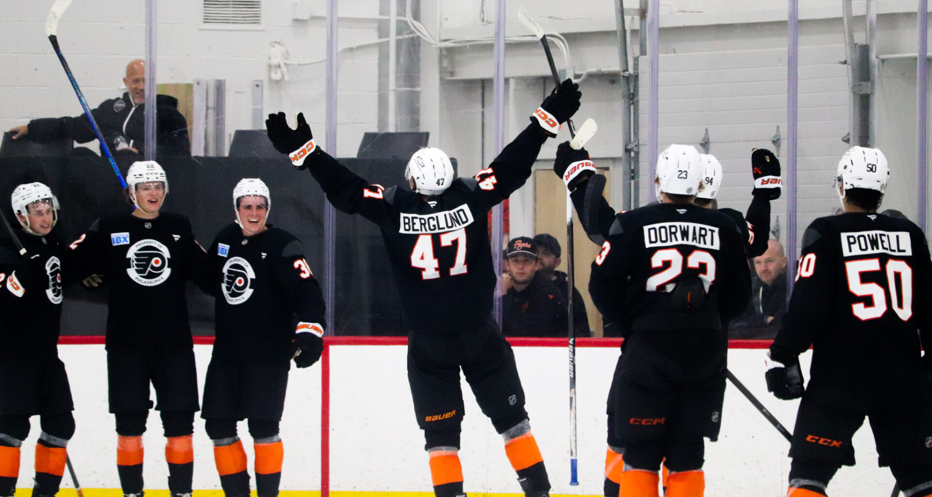 Flyers prospect Jack Berglund is learning through the long road