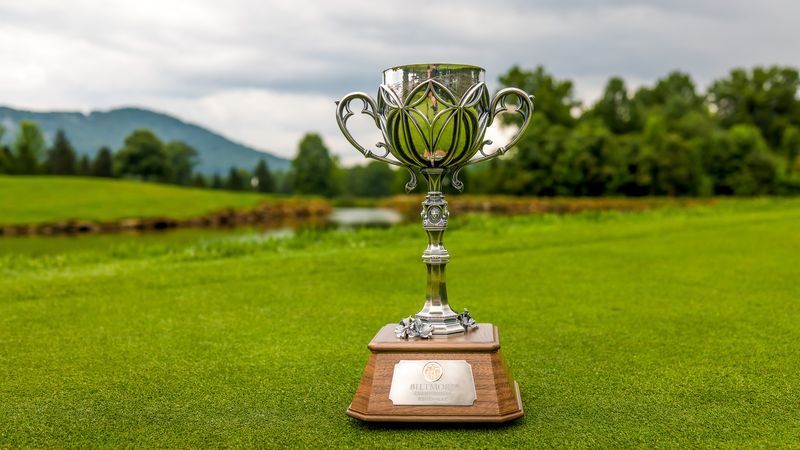 Biltmore Championship Asheville unveils champion's trophy at media day event at The Cliffs at Walnut Cove. (Photo: Biltmore Championship Asheville)