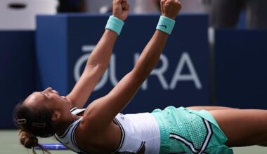 Zheng Qinwen stuns Madison Keys with a spectacular rally at the US Open and Anisimova also loses