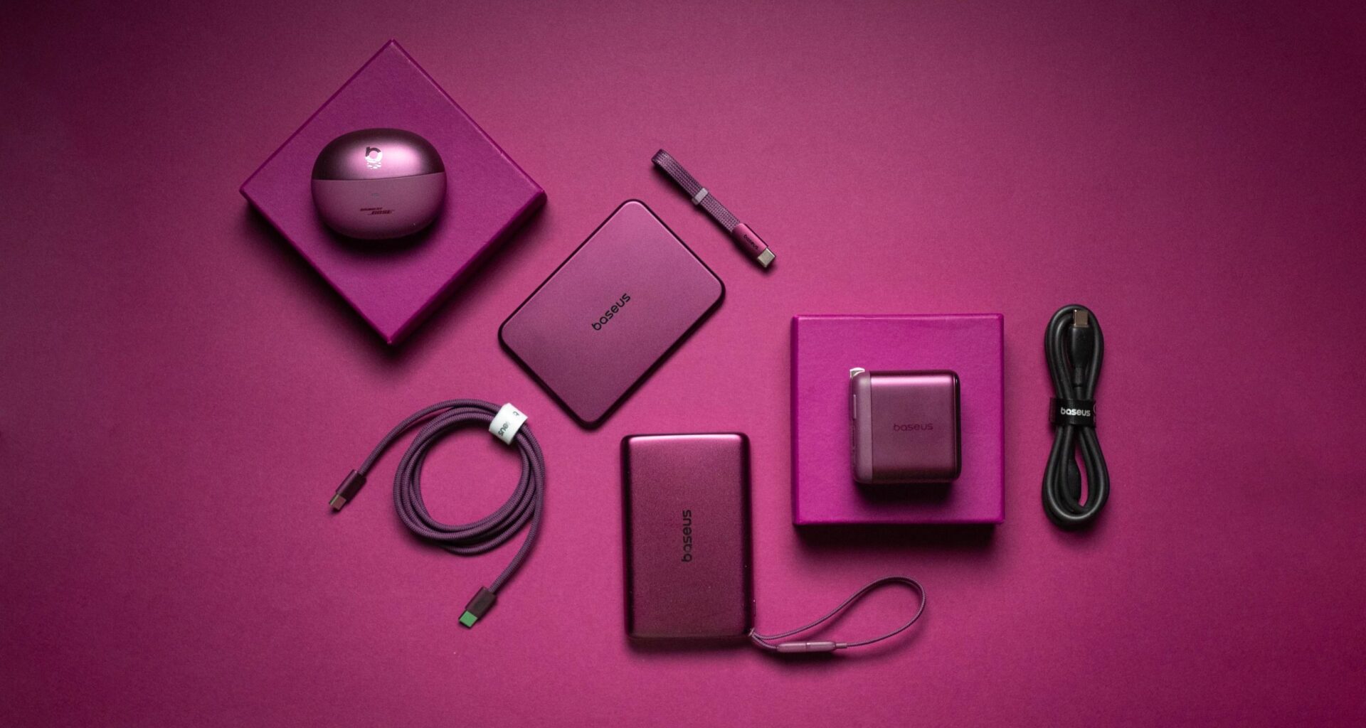I used Baseus' Dark Cherry iPhone 18 Pro accessories, and they're stunning