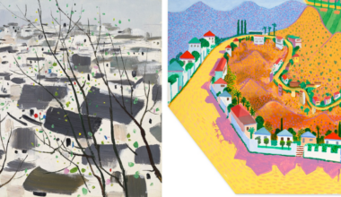 Late greats David Hockney and Wu Guanzhong shown together at Christie's Hong Kong - The Art Newspaper