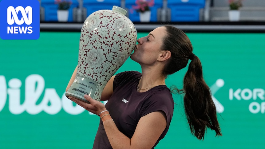 Kim Birrell claims her first WTA title but loses top spot in Australian women's tennis rankings