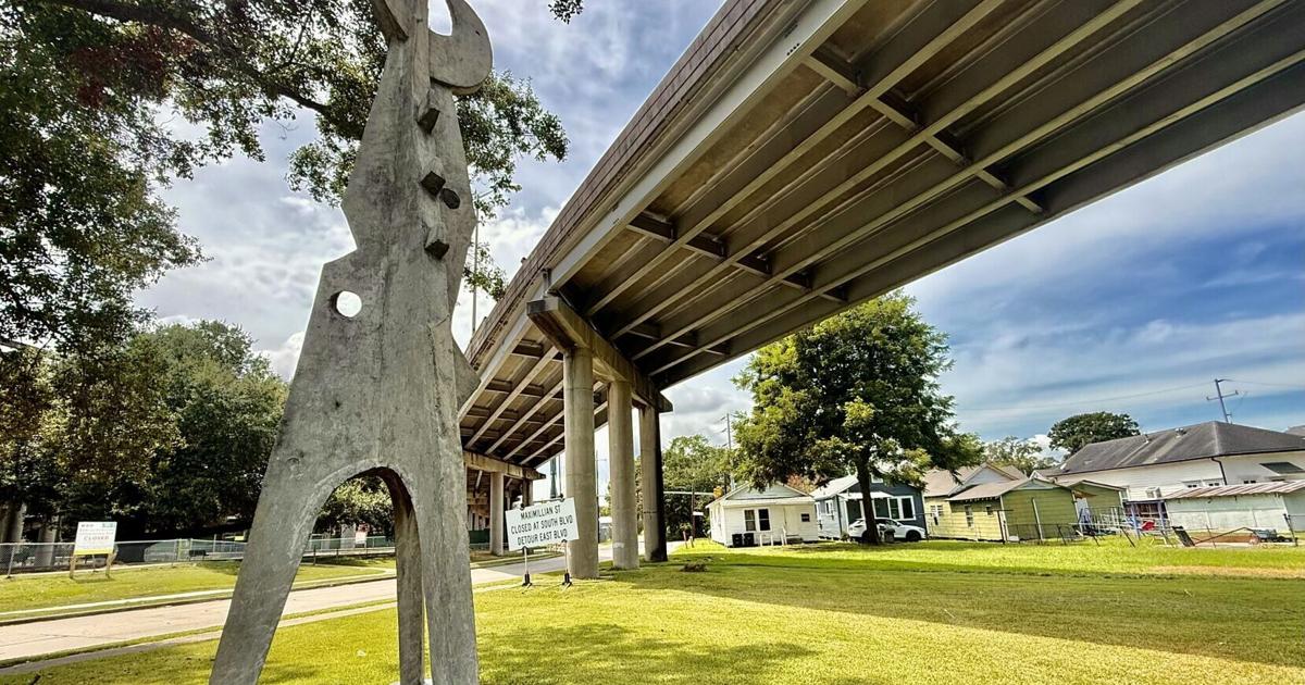 History of the sculpture beneath interstate in Baton Rouge | Curious Louisiana