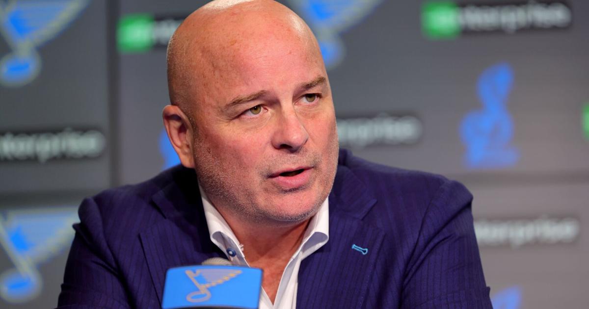 What challenge will a young Blues roster present to coach Jim Montgomery?