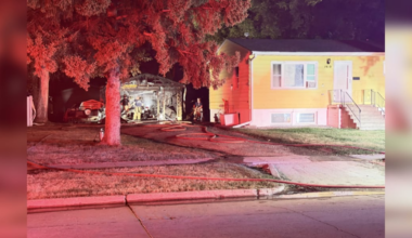 Detached garage destroyed in overnight Fargo fire