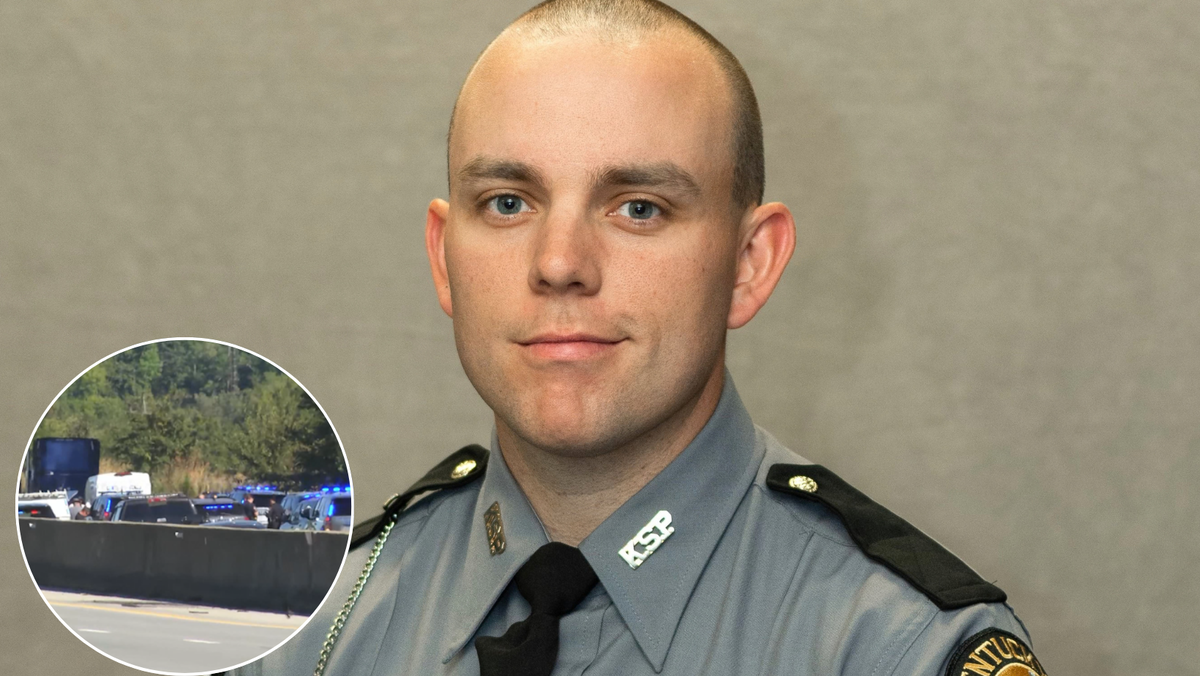 KSP search for suspect after trooper killed while on patrol