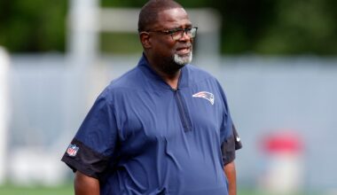 Patriots assistant head coach Terrell Williams is back coaching full time after prostate cancer reduced his role last season.