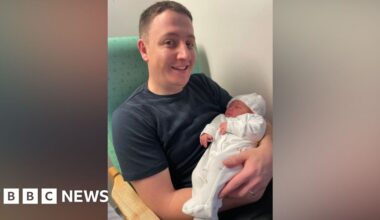 'I had horrible thoughts after my baby was born': Dad's experience of postnatal depression - BBC