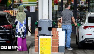 Petrol and diesel price rises push UK inflation rate up to 3.1%