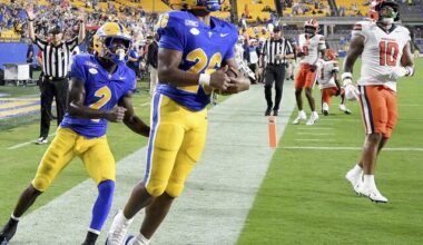 Pitt ignites run game, benefits from Syracuse miscues to stay perfect, win ACC opener