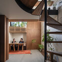 © Shun Fukuda House in Kagurazaka / Takumi Wakui + Riho Wakui Architects - Interior Photography, Wood, Stairs, Handrail