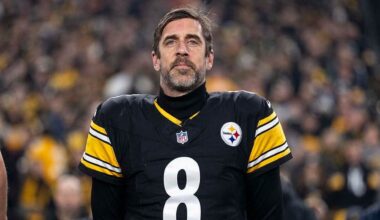 Steelers' Aaron Rodgers hopes to be 'supporting my pregnant wife' by next year after final NFL season