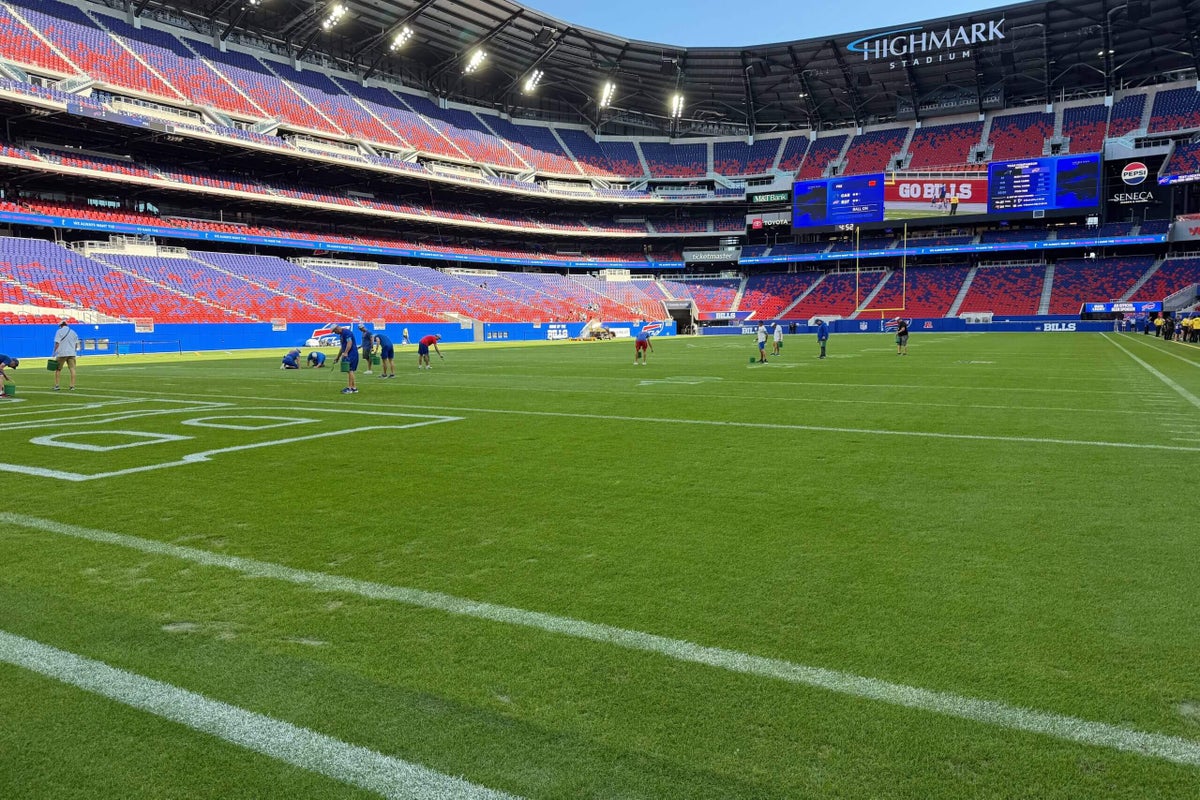 What went wrong with the grass at the Bills’ new stadium? ‘Somebody fell asleep’