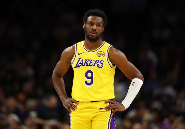 Bronny James spoke about the vibes currently surrounding the Lakers