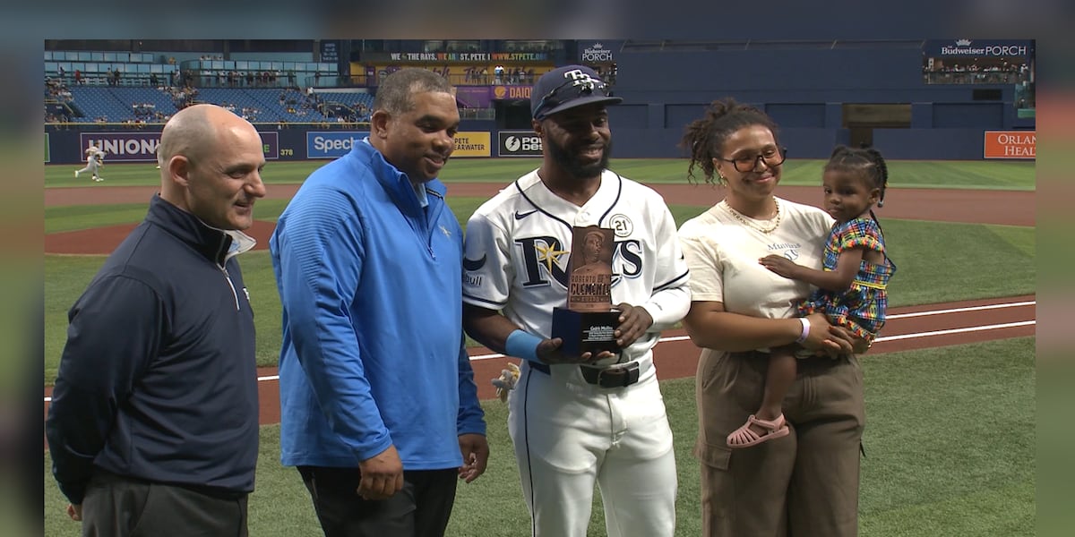 Cedric Mullins named Rays team nominee for this year’s Roberto Clemente Award in the MLB