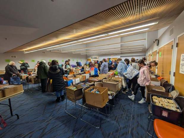 During 'Bag Sale Day' the library will supply the bag; you fill it and pay $10 (only $7 per bag with your current FRIENDS membership card).(Photo provided by Chester County Library)