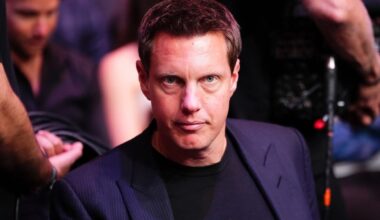 Paramount CEO David Ellison attends the UFC 324 event at T-Mobile Arena on Jan. 24, 2026 in Las Vegas. (Credit: Jeff Bottari/Zuffa LLC)