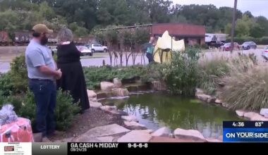 New sandhill crane statue unveiled at Walden Oaks Park in Decatur