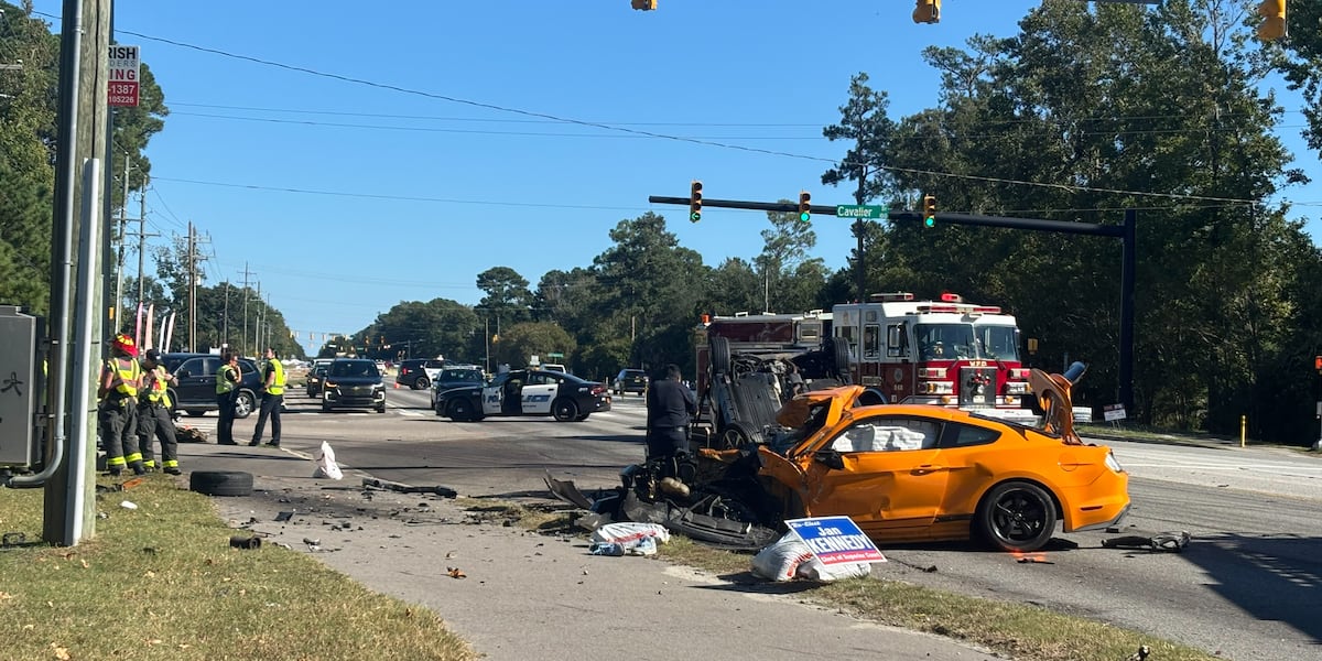 Two sent to the hospital after crash on Eastwood Road