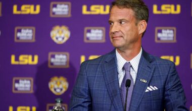 An insurance company bet on LSU to win big. Is it tied to Lane Kiffin’s bonus?