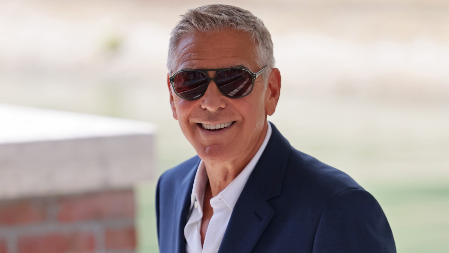 George Clooney Tackles Career, Politics Questions at Venice Film Fest