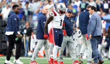 Patriots WR A.J. Brown ruled out vs. Seahawks with ankle injury