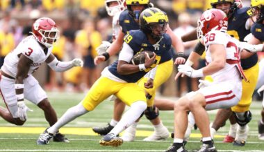 As Michigan gets an ugly win to celebrate, does Oklahoma have the bigger QB question?