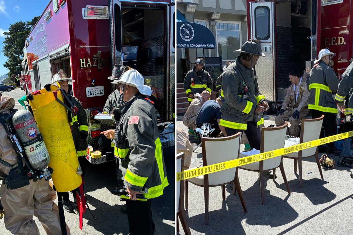 SF Presidio Golf Club hazmat incident sends 1 to hospital