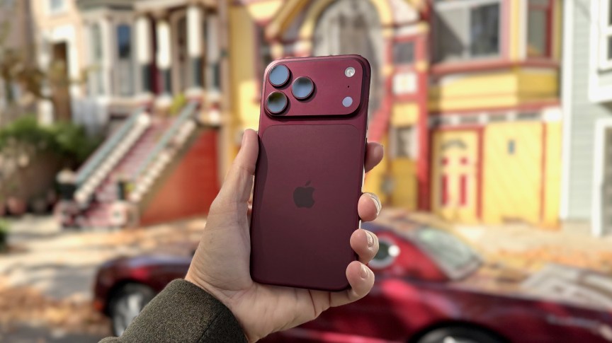 A hand holding the iPhone 18 Pro Max
