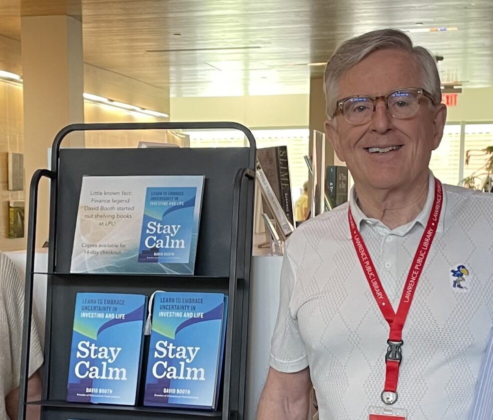 As KU donor David Booth launches new book, he talks about staying invested in the market and in Lawrence | News, Sports, Jobs
