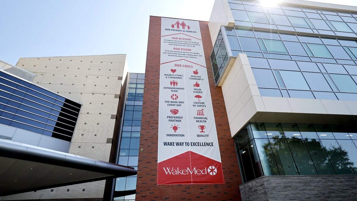 WakeMed Raleigh campus in Raleigh, N.C., photographed Tuesday, May 5, 2026.