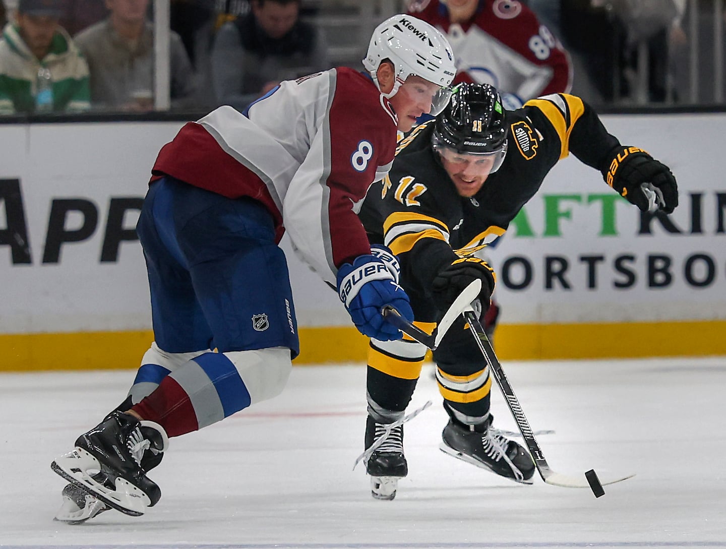 Cale Makar (left) signed a record-breaking eight-year, $163.2 million contract extension with the Avalanche.