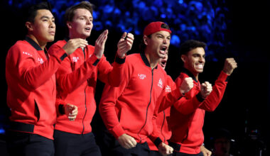 TEAM EUROPE AND TEAM WORLD ROOKIES EMBRACE LAVER CUP