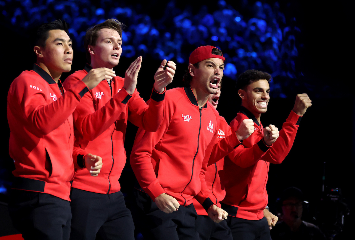 TEAM EUROPE AND TEAM WORLD ROOKIES EMBRACE LAVER CUP