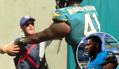Jaguars' Josh Hines-Allen gets into heated viral confrontation with NFL staffer