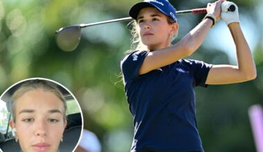 Kai Trump's college golf career at Miami starts with injury scare