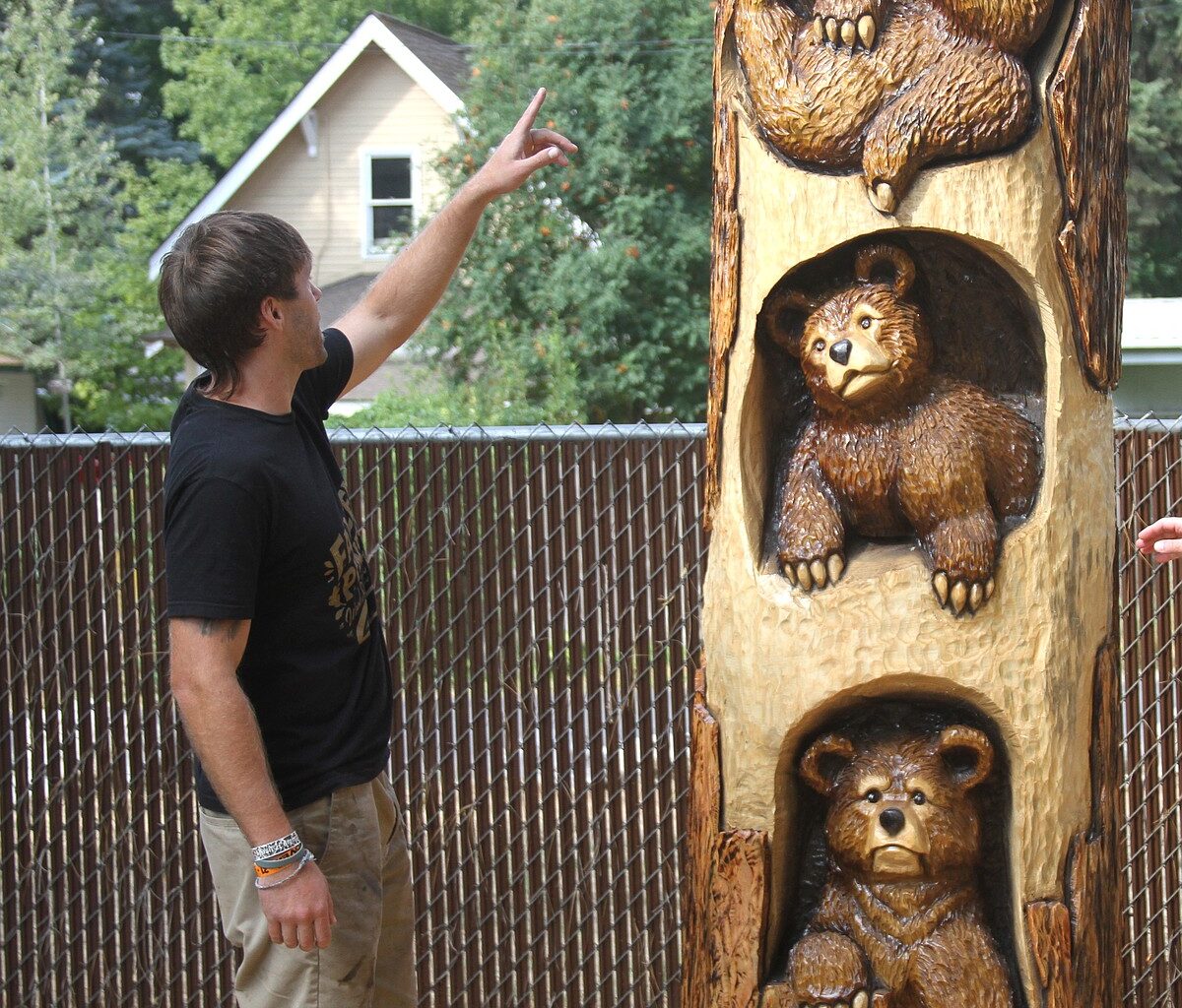 Artist gives tree new life