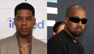 Kid Cudi and Kanye West.