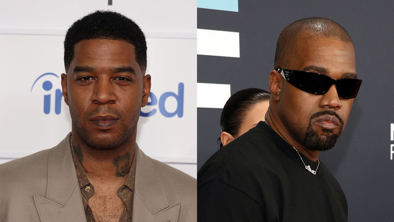 Kid Cudi and Kanye West.