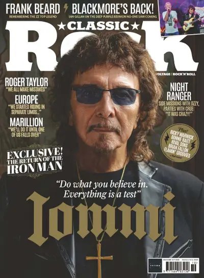 The cover of Classic Rock 358 featuring Tony Iommi