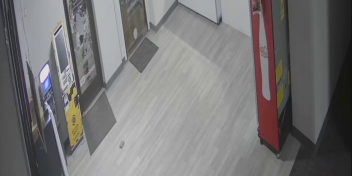 Atlanta man accused of breaking into business with brick, police say